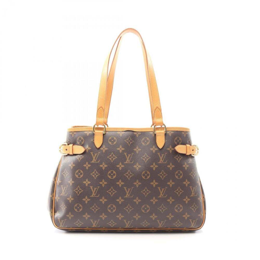LOUIS VUITTON Brown Monogram Leather Shoulder Bag